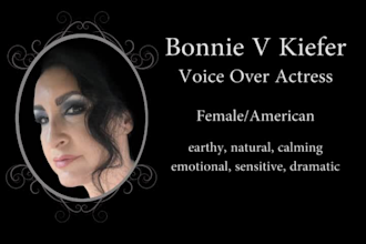voice over a natural, professional, relaxing, calming voice