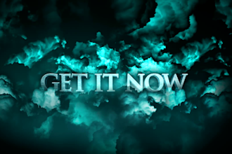 do this epic animated thunderstorm video intro with your text