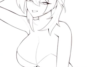 draw your custom anime girl, oc, waifu, or fanart character