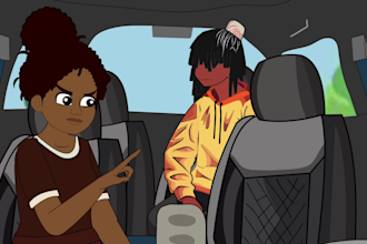 do engaging 2d cartoon animation video with any style