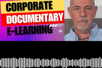 narrate your documentary, corporate video,  TV and radio ad