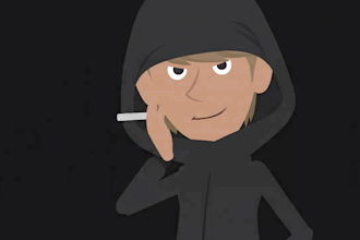 make a creative 2d animated explainer video