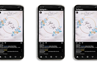 create elegant custom invitations for insta whatsapp