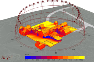 create advanced solar analysis and shadow studies for architects
