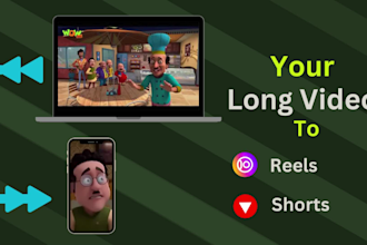 convert youtube long videos to shorts, reels, tiktok and ads