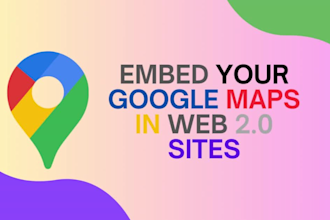 embed your google maps in 250 web 2 0 sites for local SEO