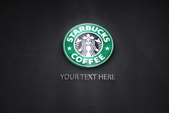 make cool 3d glossy logo intro, outro in 4k in 2hrs