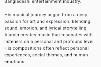 create imdb page or profile for you professionally