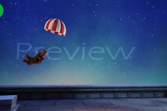 make teddy santa christmas greeting video