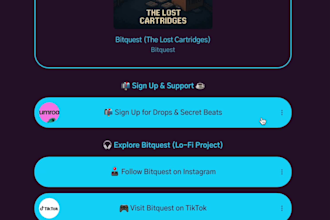 build your ig bio, linktree, and digital gumroad or kofi storefront