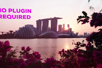 create a stunning and professional slideshow video