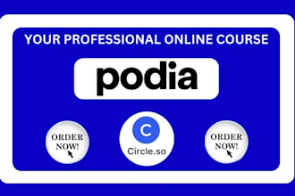your expert in podia and circle for online courses and communities