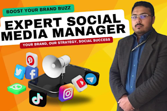be your social media manager and content creator