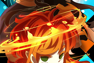 custom illustrated anime comic for your books or webcomics