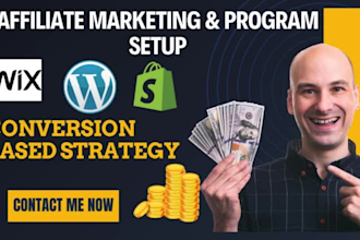 be your affiliate program manager to setup and recruit affiliates