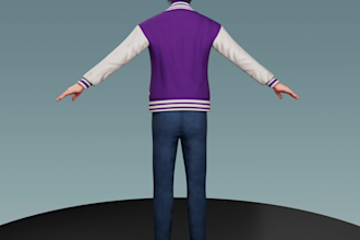 create cartoon 3d modelling and 3d characters animation