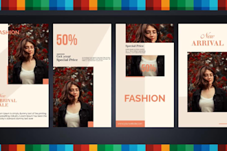 do amazing instagram stories ads or post design for you in 12 hours