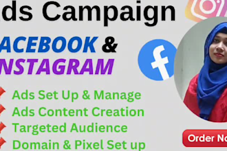 run fb ads, insta ads via meta ads manager