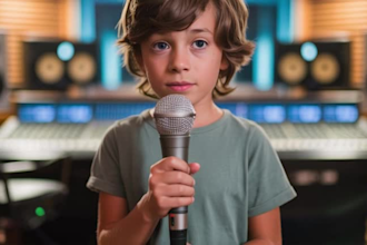 sing and produce kids songs or music in english