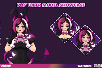 make you a customized pngtuber model