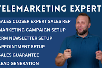 telemarketing appointment setting lead generation sales closer sales rep closer