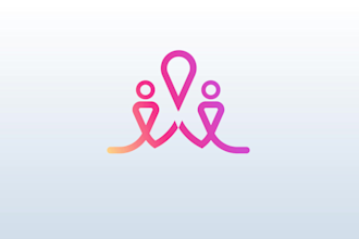 create a modern simple logo animation