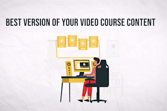 edit your training videos and create video course