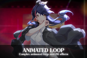 animate your 2d fanart, vtuber, image, live wallpaper