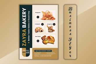 design an amazing flyer, poster, banner, and company profile
