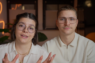create couple ugc video ads in german or english