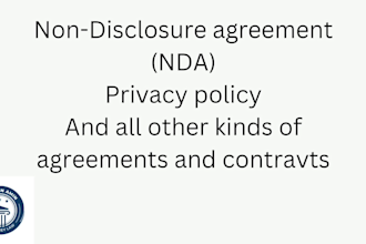 be your lawyer to draft a partnership agreement and contract