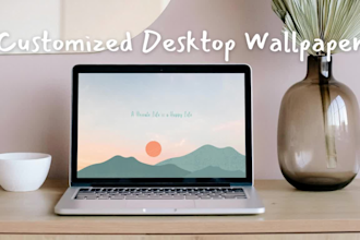 create a customized desktop wallpaper for you