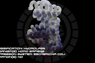create biological protein visualization