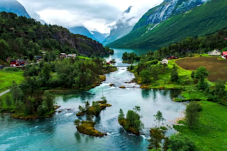 create a youtube channel and uplaod meditation waterfall rain 8 hours videos