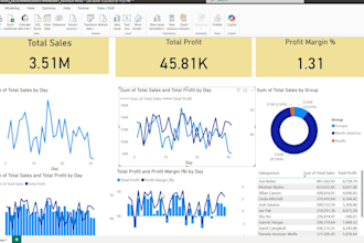 be your power bi expert, custom dashboards, and data insights