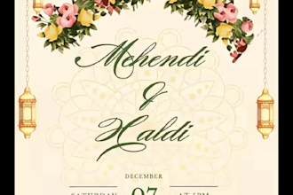 design custom wedding invitation card for u