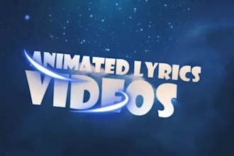 create modern animated lyric and music video, make a roblox animation video