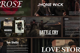 design a stunning video pitch deck for your startup or film