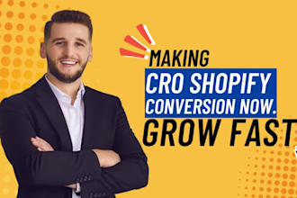 increase shopify rate and shopify conversation rate, optimizing cro audit