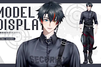 deliver live2d model for vtuber video nitro hyper model pngtuber model oc model