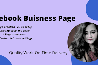 create facebook or instagram business page professionally