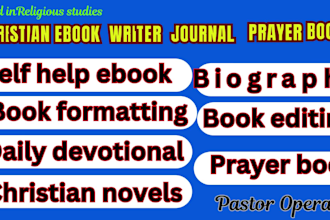 christian ebook self help ebook writer christian journal christian prayer book