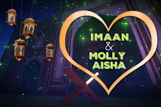 create a wedding invitation video