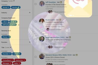 do linkedin lead generation, build list with premium  sales navigator, inmail