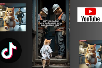 create stunning ai cat videos fact ai cat shorts, reels, youtube and tiktok