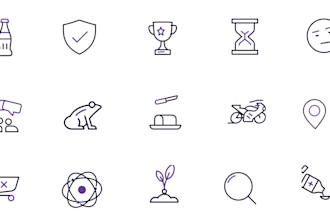 create custom animated icons for business websites or apps