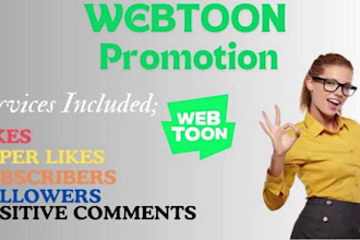 promote your webtoon comics tapas manga webcomics manga