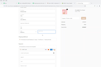 integrate custom checkout for shopify payments