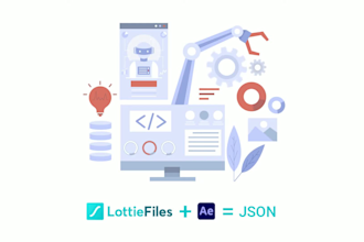 create a lottie animation from your vector file