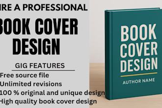 do ebook cover design, book cover design, kdp book cover, kindle cover